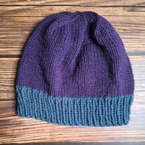 Purple And Blue Toque