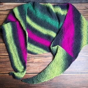 Asymetrical Triangle Scarf