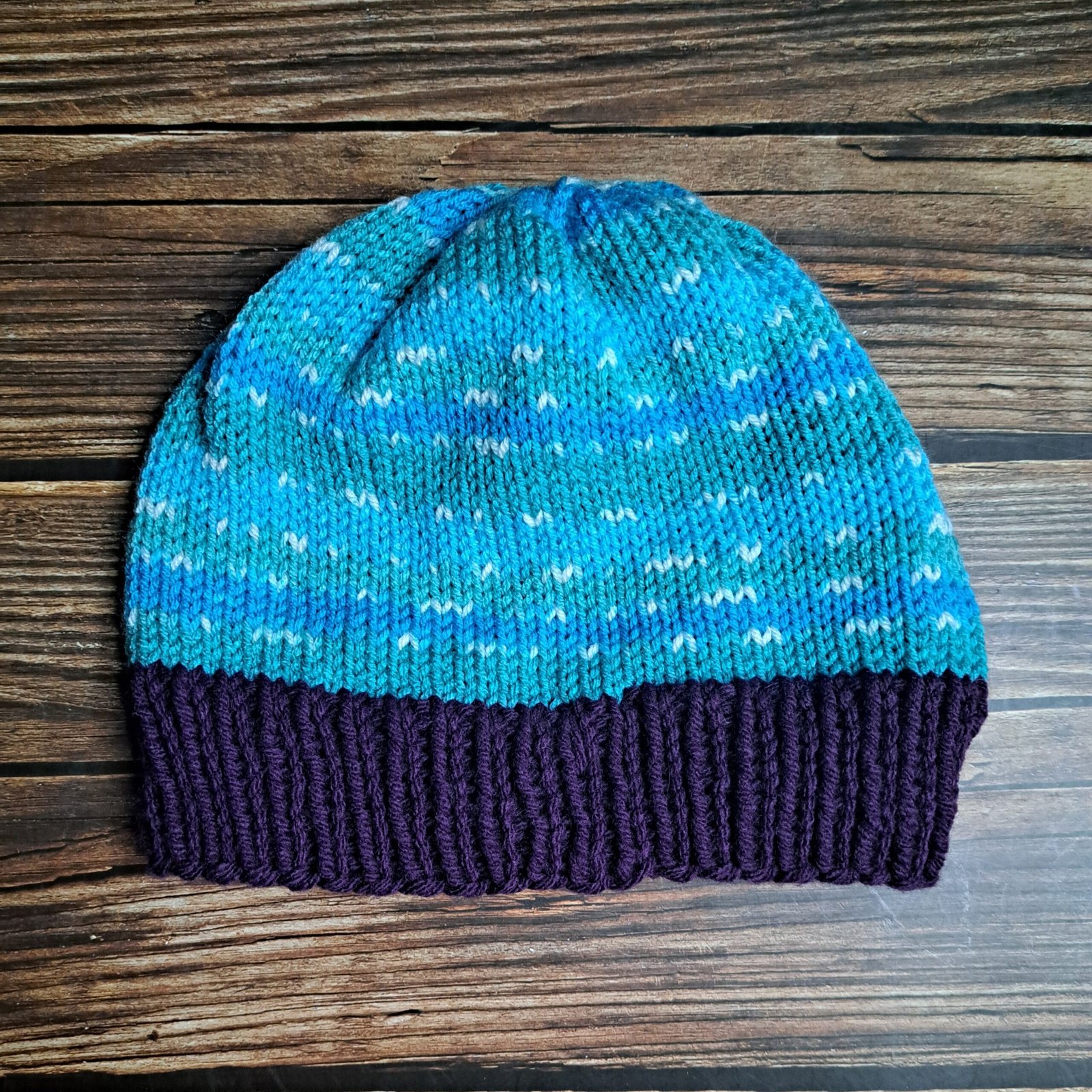 Contrasting Brim Toque
