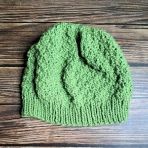 Light Green Textured Toque
