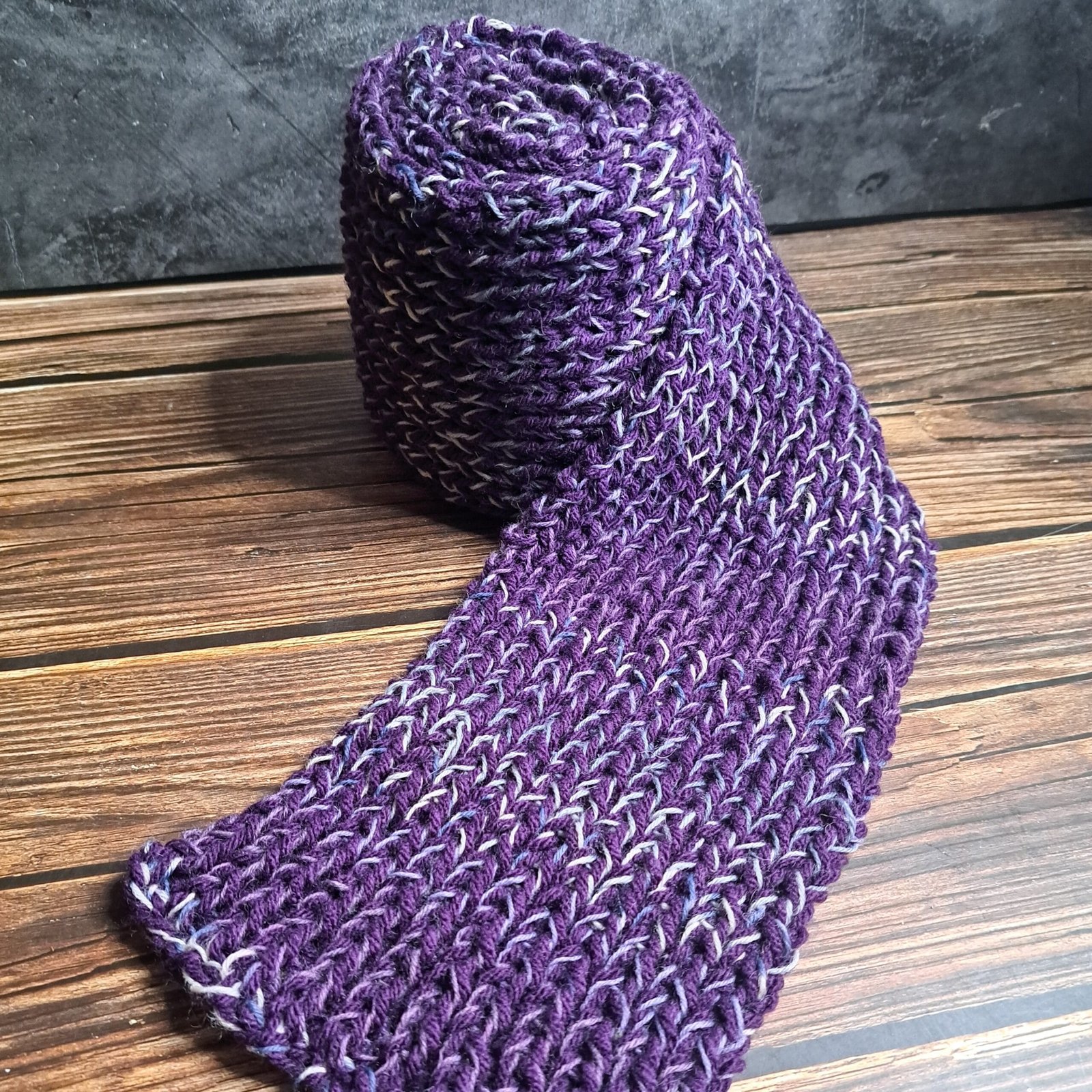 Long Ribbed Scarf
