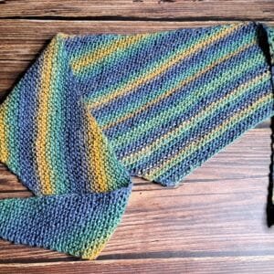 Asymetrical Triangle Scarf